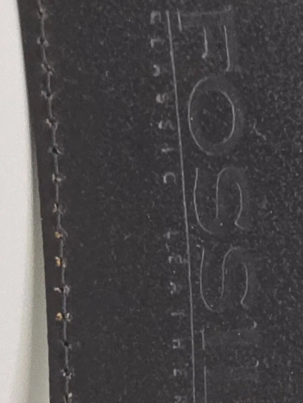 Fossil Black Genuine Leather Belt/BT115200102/Medium